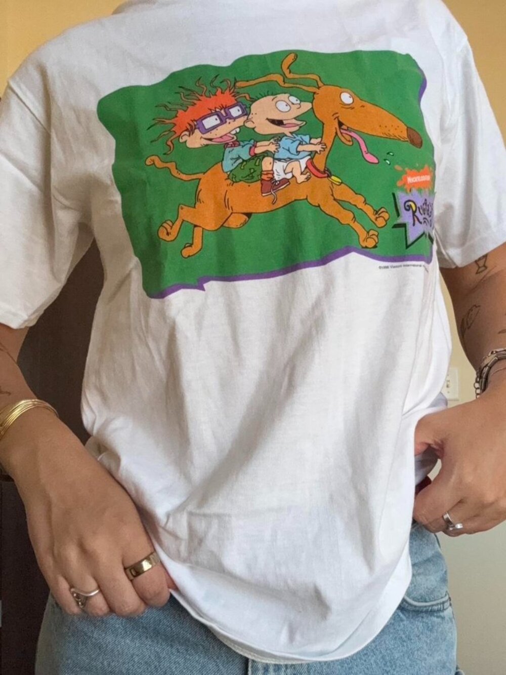 Vintage 90s Rugrats Nickelodeon deadstock graphic tshirt
